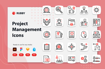 Rubby - Project Management Icons