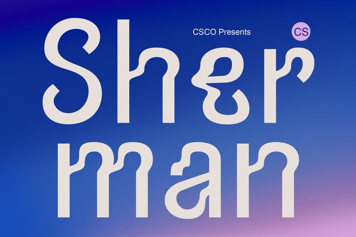 Sherman – Trippy Font