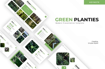 Green Planties - Keynote Template