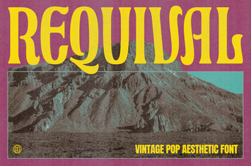 Requival - Vintage Pop Aesthetic Fonts