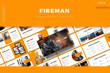 Fireman - Powerpoint Template