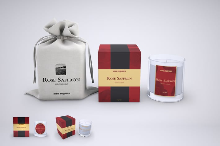 Candle and Gift Box Mock-Up
