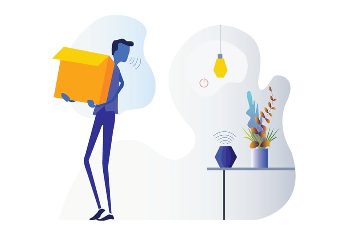 Smarthome Voice Control Illustration