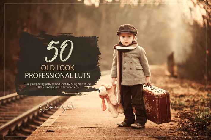 50 Old Look LUTs Pack