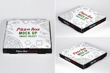 Pizza Box Mock Up