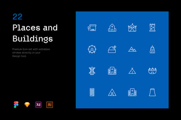 Places and Buildings - Iconuioo
