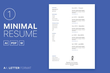 Minimal Resume 01