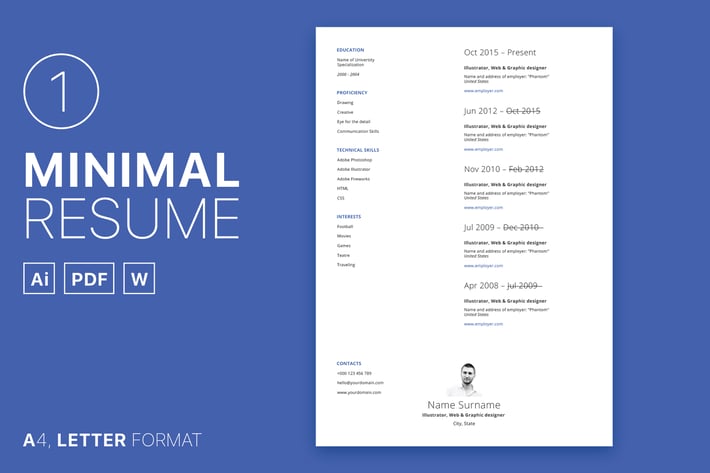 Minimal Resume 01