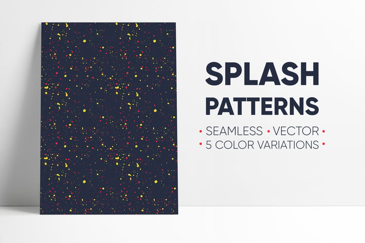 Seamless Splash Patterns