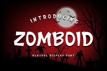Zomboid - Playful & Horror Font