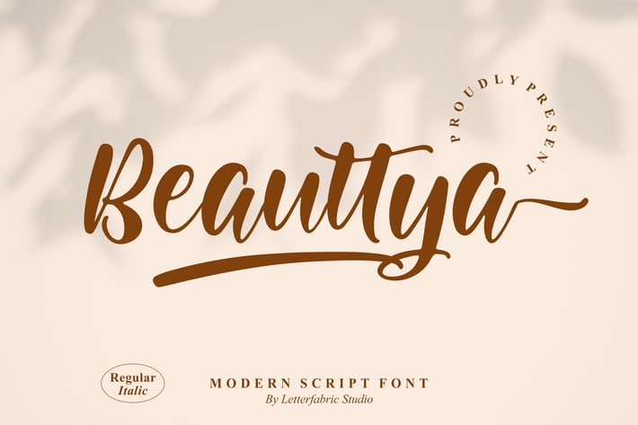 Beauttya Modern Script Font