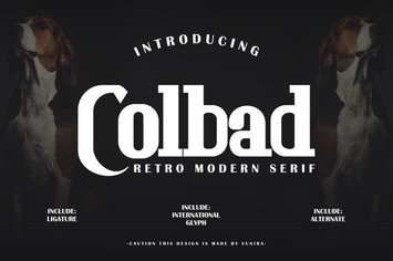 Colbad | Retro Modern Serif