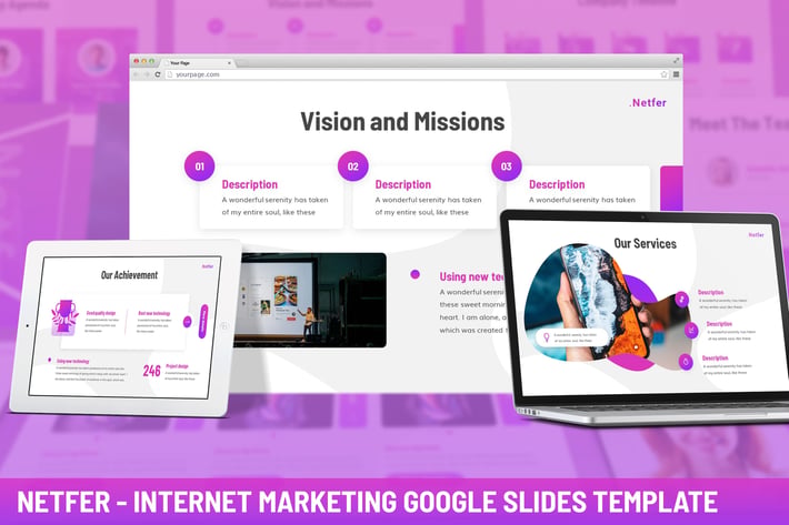 Netfer - Internet Marketing Google Slides Template