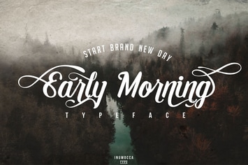 Early Morning Typeface