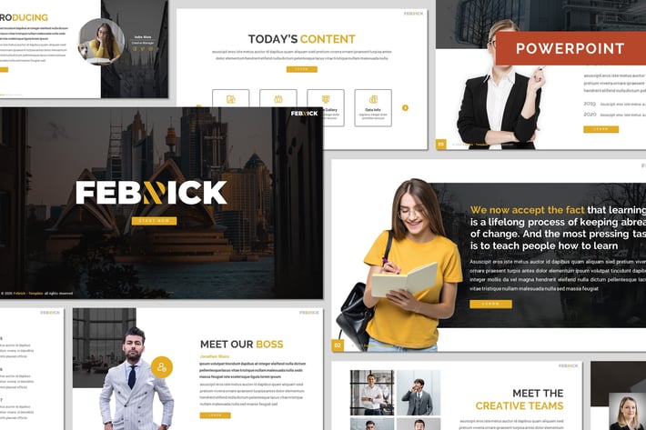 Febrick - Education Powerpoint Template