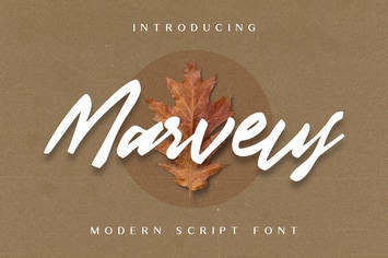 Marveus Modern Script Font
