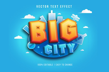 Big City - Gradient Text Effect