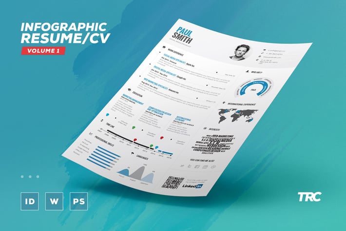 Infographic Resume/Cv Volume 1