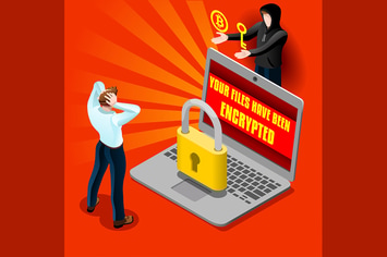Cyber Computer Attack Email Malware Isometric