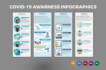 Covid-19 Awarness – Infographics Design