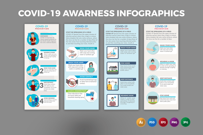 Covid-19 Awarness – Infographics Design