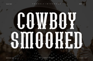 Cowboy Smooked - Western Font
