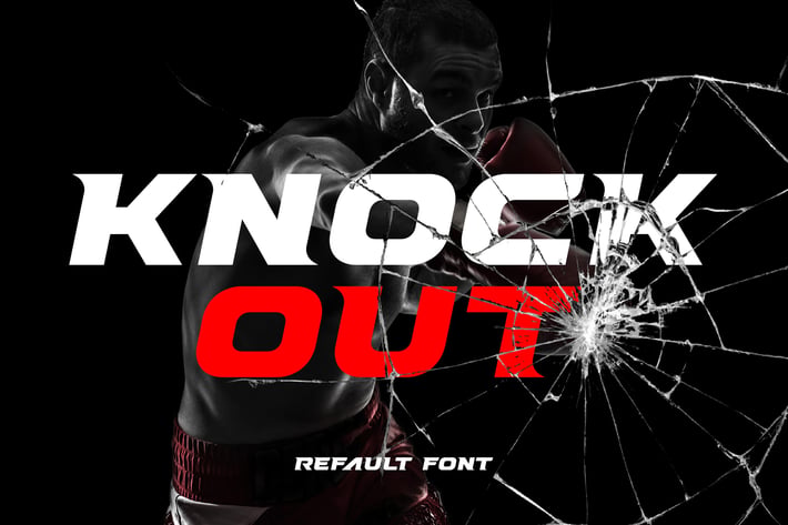Refault - Sport Racing Game Font