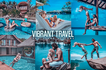  Vibrant Traveling Photoshop Actions