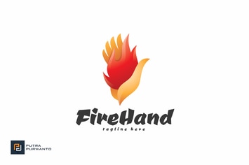 Fire Hand - Logo Template