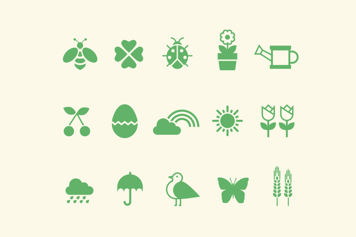 15 Spring Icons