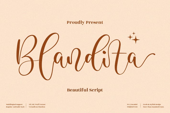 Blandita Beautiful Script