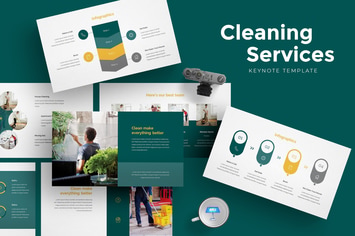 Cleaning Services Keynote Template