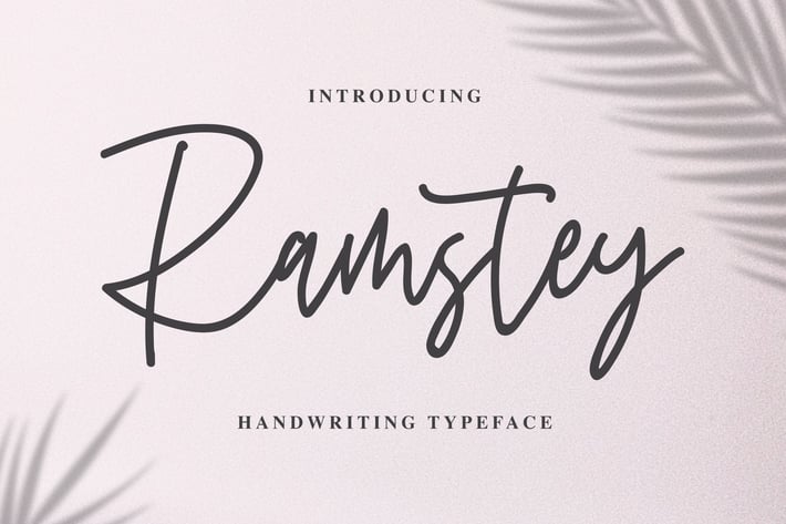Ramstey - Handwritting Typeface