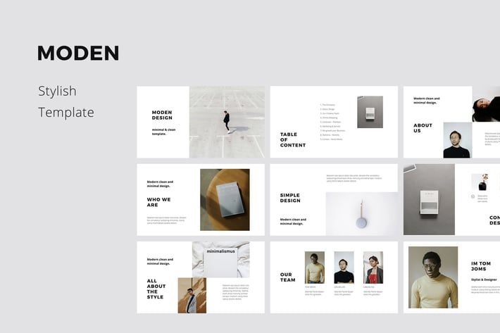 MODEN - Powerpoint Style Template
