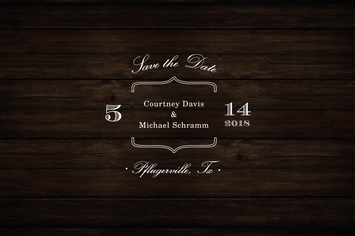 Rustic Save The Date
