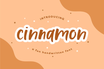Cinnamon Handwritten Font