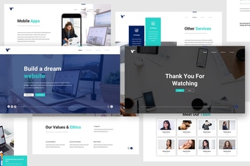 Website Design Keynote Template