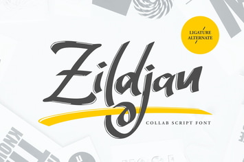 Zildjan | Script Brush Font