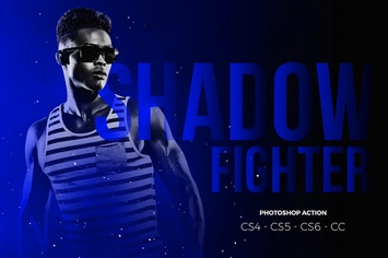 Shadow Fighter Photoshop Action