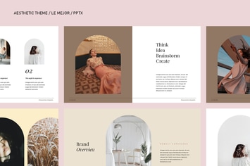 Modern Aesthetic Presentation Powerpoint