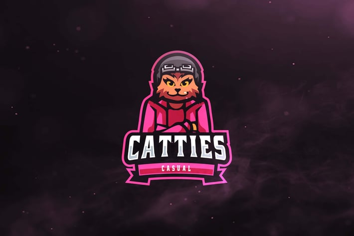 Catties Casual Sport and Esports Logo