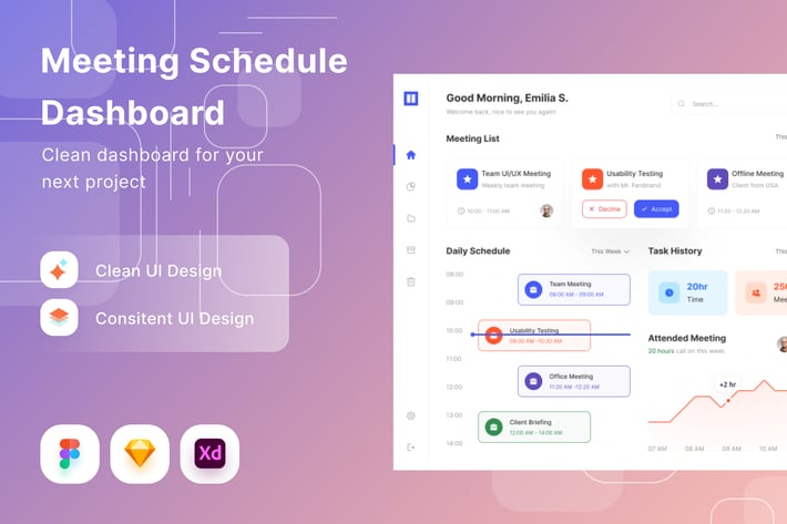 Meeting Schedule Dashboard