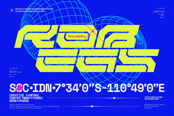 NCL Rabegs - Cyberpunk Futuristic Tech Font