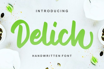Delich | Handwritten Script Font
