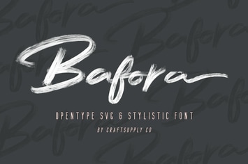 Bafora - SVG Font