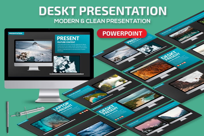 Deskt Powerpoint Presentation Template