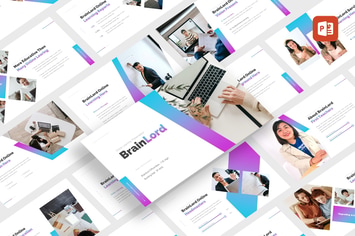 BrainLord - Online Learning PowerPoint Template
