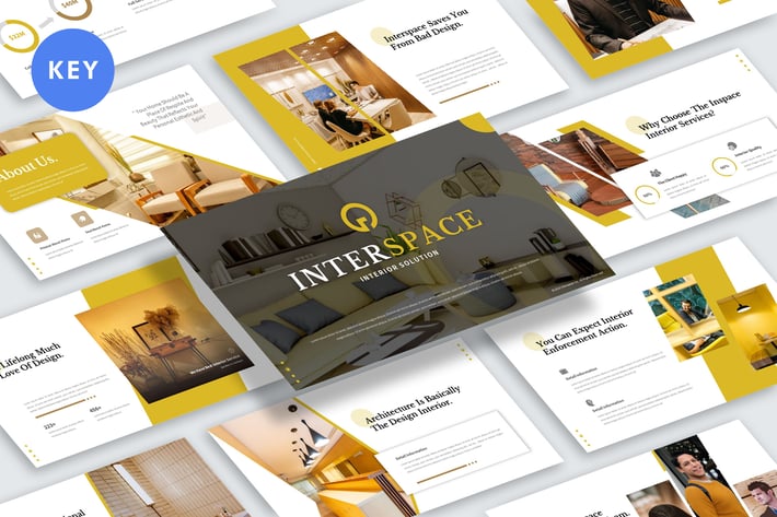 InterSpace – Interior Business Keynote Template