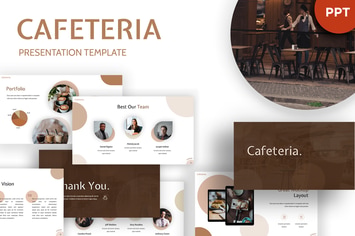 Cafetaria - Restaurant Powerpoint Template