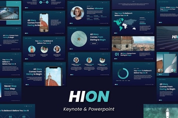 HION - Powerpoint & Keynote Template - Slidewerk